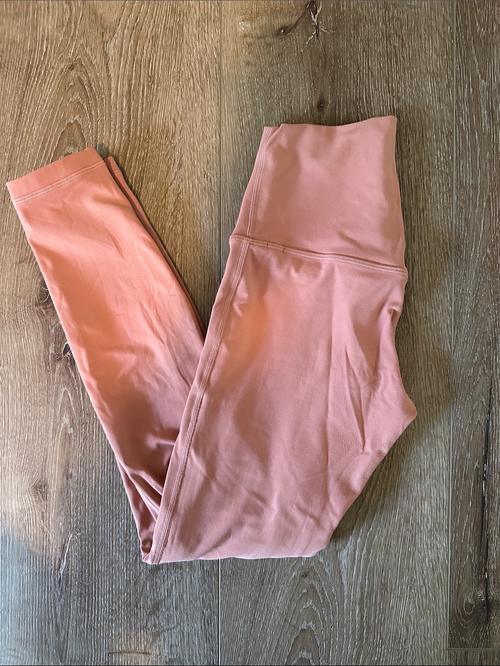 Lululemon Coral Peach High Rise Leggings Size 4
